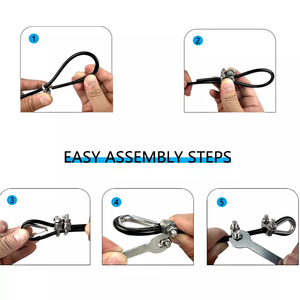 Câble de fitness pour salle de sport, prix usine, 5mm 6mm, en acier, pour système de roue de levage de poids à domicile - Product Image 6