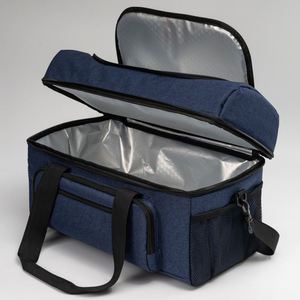 Wholesale Double Layer Reusable Thermal Cooler Lunch Bag Insulated Cooler Bag for Work Picnic Hiking - Product Image 4