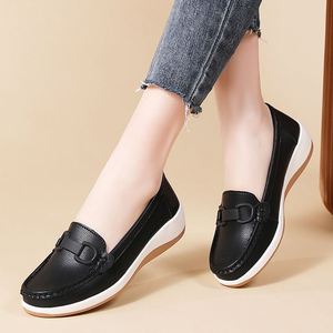 Mocasines Casuales de Moda para Mujer 2026, Zapatos Planos Antideslizantes de un Solo Color, Zapatos Modernos para Mamá - Product Image 3