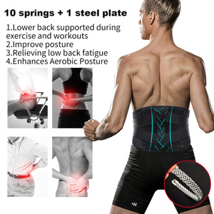 <span class=keywords><strong>Cinturón</strong></span> de Soporte <span class=keywords><strong>Lumbar</strong></span> Ajustable y Ecológico para <span class=keywords><strong>Gimnasio</strong></span> y Deportes, con Protección y Moldeador de Cintura - Product Image 5