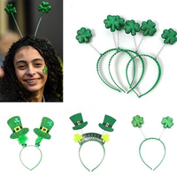 Bandeau Saint-Patrick avec nœud vert pour filles et enfants, bandeau à paillettes pour la fête de la Saint-Patrick, accessoires pour cheveux