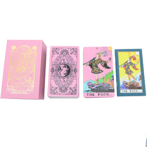 Juego de Cartas del Tarot Holográficas Láser Waite en Caja de Regalo, Cartas de Juego de PVC Plástico Impermeables al por Mayor para Adivinación y Juegos de Mesa - Product Image 2
