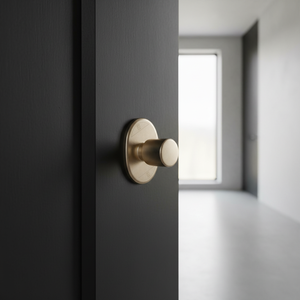 MOTTURA 65x90 con finitura satinata stemchion moderno minimalista per manopola del cilindro zinco maniglie per Villa/bagno/porta Hotel 95403 Br - Product Image 3