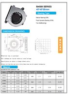 Ventilateur DC 4508 pour unité centrale de traitement, ventilateur de refroidissement pour ordinateur portable