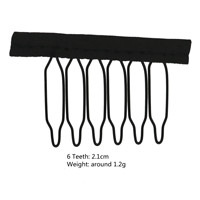 Peignes à Perruque Clips en Acier Inoxydable 3 à 7 Dents Personnalisés, Vente en Gros Très Demandée, pour Accessoire de Perruque Humaine Lace Front