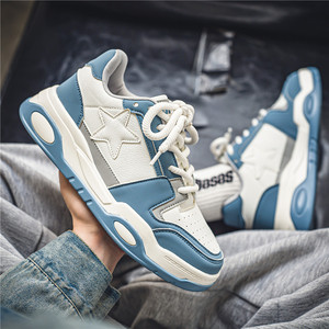 Baskets en cuir de haute qualité, personnalisables avec logo, pour hommes, style décontracté, basketball, marche <span class=keywords><strong>et</strong></span> skateboard - Product Image 6