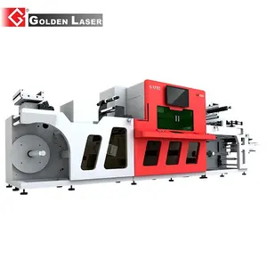 Vàng Laser lc350-Laser chết máy cắt cho tự cán dính nhãn giấy