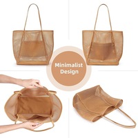 Sac de natation en nylon de grande capacité fermeture ouverte sac à main de voyage multifonctionnel sac de rangement pour maillot de bain décontracté de plage à une épaule
