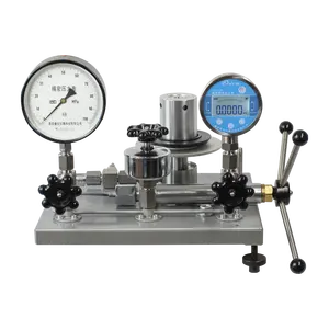 เครื่องสอบเทียบเกจวัดแรงดันแบบลูกสูบ รุ่น YS-600 ความแม่นยำสูง 0.05% เครื่องทดสอบแรงดันแบบถ่วงน้ำหนัก 1-60 MPa 600 บาร์ - Product Image 1