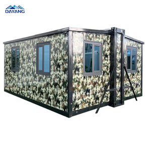 Maison préfabriquée pliable à bon <span class=keywords><strong>prix</strong></span>, 20 pieds, 40 pieds, 2 étages, maison préfabriquée de luxe, 2 étages, 40 pieds, maisons conteneurs extensibles, maison conteneur - Product Image 1