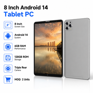 แท็บเล็ตพีซีรุ่นใหม่ M80 ขนาด 8 นิ้ว ระบบ Android 14 Octa Core รองรับ 4G LTE โทรได้ หน่วยความจำ 6GB 128GB ตัวเครื่องโลหะ เหมาะสำหรับการศึกษา - Product Image 1
