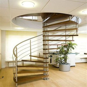 Escalera <span class=keywords><strong>de</strong></span> Caracol Moderna <span class=keywords><strong>de</strong></span> Madera Sólida, Escalera <span class=keywords><strong>de</strong></span> Caracol Resistente <span class=keywords><strong>para</strong></span> Interiores y <span class=keywords><strong>Exteriores</strong></span>, Sala <span class=keywords><strong>de</strong></span> Estar, Dormitorio, Uso Residencial - Product Image 6