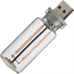 Lampe de nuit LED rétro Edison, lampe d'ambiance USB pour voiture avec fonction de gradation, mini lampe rectangulaire pour ordinateur, pour usage domestique - Product Image 3