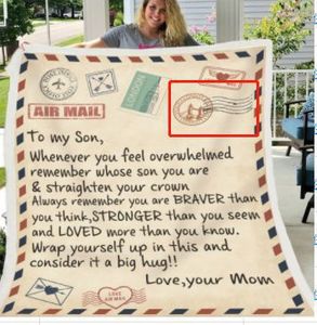 Lettres Couverture Cadeau Express Love Blanket 3d Print Coral Fleece Polyester Home Textile Baby Blanket Coral Fleece - Product Image 3