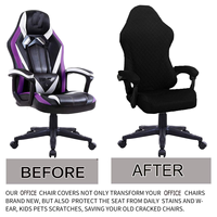 Housse de chaise de jeu personnalisée bienvenue moins chère haute élasticité Housse de chaise ajustée Housse de chaise esports