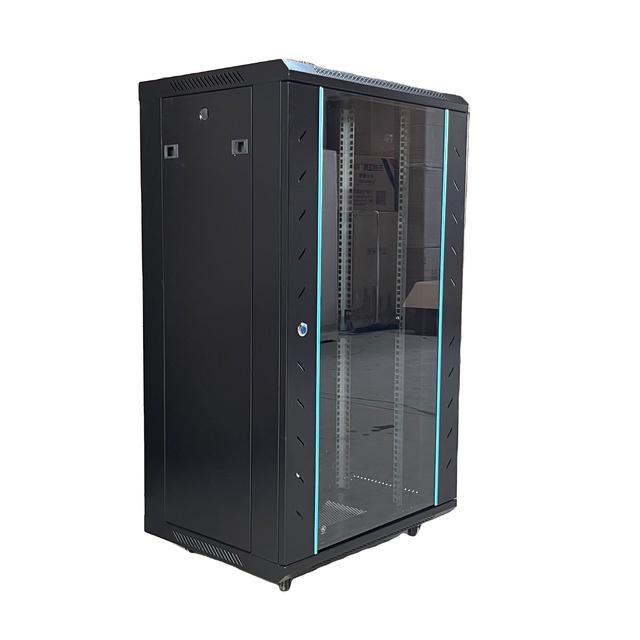 Factory OEM OEM 19inch Data Network Rack Cabinet 22/24/26/32/38/42U Glass Door Floor Standing Server Rack 600*600*1200 Floor Dat