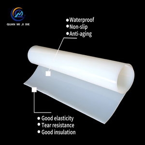 Lastra in <span class=keywords><strong>Gomma</strong></span> Siliconica Bianca per Alimenti, Non Tossica, Resistente alle Alte Temperature, per Termopressa - Product Image 3