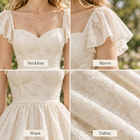 Robe midi personnalisée pour femme, jacquard floral, taille froncée, col incurvé, manches flottantes, jupe évasée, robe de cérémonie coupe trapèze