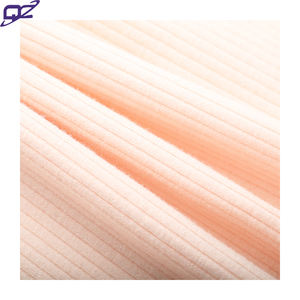 <span class=keywords><strong>Couleur</strong></span> unie, tissu extensible dans les 4 sens, doux au toucher, à prix compétitif, 4x2, tissu en coton spandex côtelé pour vêtements, hauts pour femmes - Product Image 5