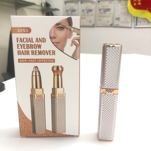 Триммер для бровей и средство для удаления волос на лице 2 в 1 электрическая бритва для женщин с USB-зарядкой со встроенным светодиодным светом для удаления волос на лице - Product Image 6