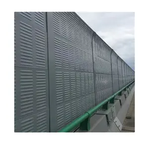 Construction noise barrier cancelling walls sound proof fence outdoor acoustic panel supplier price
