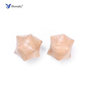 Holz-Massagebälle Triggerpunkt-Nadeln Akupressur Aktiv-Massagegerät Stacheliger Harter Physiotherapie-Massageball mit Musikfunktion für Körper Hand Handfläche - Product Image 5