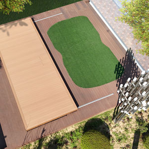 2025 nouvelle <span class=keywords><strong>couverture</strong></span> de piscine coulissante extérieure électrique en bois plastique pour <span class=keywords><strong>spas</strong></span> piscines piscines pour enfants et nouveau-nés - Product Image 2