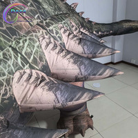 Animaux de dinosaure de lampe à LED gonflable pour la décoration d'étape annonçant le produit d'inflation