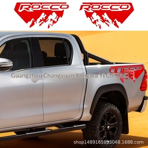 Autocollant exclusif pour benne de pick-up, décoration personnalisée, style géométrique <span class=keywords><strong>ROCCO</strong></span>, pour bas de caisse et arrière - Product Image 3
