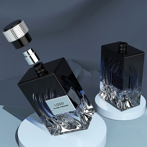 للبيع بالجملة مخصص 80 زجاجة مربعة بغطاء معدني بالإضافة إلى صندوق هدايا لتعبئة كريم موزع المصل - Product Image 3