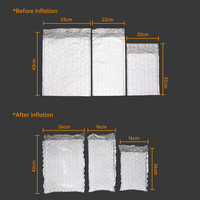 Coussin d'air gonflable écologique et flexible en mousse plastique PBAT+PLA, style rouleau, résistant aux chocs, dégradable