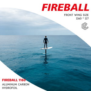 เรืออลูมิเนียม Axis foil fireball 1160 พร้อมเสาปีกสำหรับเล่นน้ำ เรือคายัคสำหรับเล่นเซิร์ฟ  กระดานพายแบบพัลปิง  กระดานโต้คลื่นสำหรับไคท์เซิร์ฟ  ไฮโดรฟอยล์ - Product Image 1