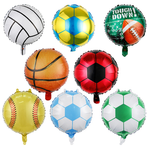 Ballons de football de 18 pouces ballons de compétition sportive divers ballons en aluminium ballons de basket-<span class=keywords><strong>ball</strong></span> ballons de décoration de fête de <span class=keywords><strong>volley</strong></span>-<span class=keywords><strong>ball</strong></span> - Product Image 2