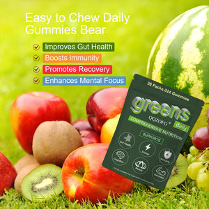 Nouvel arrivage Améliore la santé intestinale Suppléments aux fruits et légumes Bonbons végétaliens Bonbons quotidiens vert ours pour adulte - Product Image 5