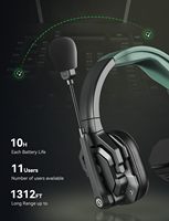 Système d'intercom sans fil Hollyland Solidcom SE Pro 1,9 GHz, casque de communication pour équipe, portée 1312 pieds/400 m, pour tournage de films et diffusion en direct