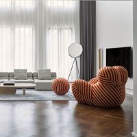 Meubles de salon Design créatif paresseux canapé simple chaise balcon nordique loisirs salon canapé chaise paresseux canapé