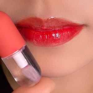 <b>Mini</b> Pill Capsule <b>Lip</b> <b>Gloss</b> 5ml Glossy Plump Colorless Pearlescent Shimmer <b>Lip</b> Oil For Daily Use - Product Image 2