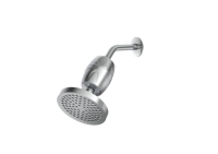 Pommeau de Douche Pluie avec Filtre KDF, Corps en Plastique ABS, Finition Chromée pour Salles de Bain, Douchette à Main, Design Moderne, Installation Facile, Hôtels