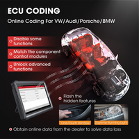 Launch X431 PRO5 PRO 5 Herramienta de diagnóstico de coche Sistema completo Escáner inteligente Soporte de programación en línea para Mercedes y BMW
