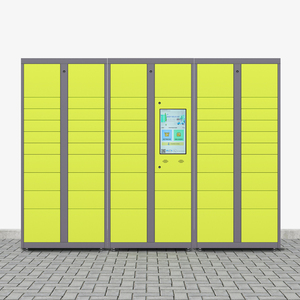 Thông minh ngoài trời khóa điện tử lắp ráp kim loại bưu kiện <span class=keywords><strong>Locker</strong></span> <span class=keywords><strong>20</strong></span> khoang bền chống gỉ cho giao hàng lưu trữ ngoài trời - Product Image 3