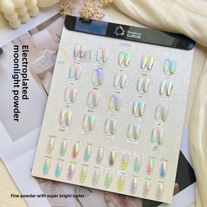 Poudre Magique Effet Miroir Sirène SH Purple HT Series Acrylique Arc-en-ciel Aurore Chrome pour Ongles – Pigment Professionnel pour Nail Art - Product Image 2