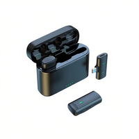 Microphone de jeu sans fil à condensateur en plastique avec suppression du bruit K10-C 1A2 K10 USB-C