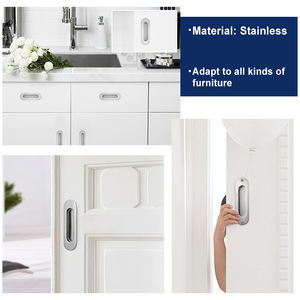 مقابض من الستانلس ستيل برونزية عتيقة HJY درج وسرافة كلاسيكية شرقية للاستخدام في المطبخ - Product Image 5