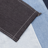 Tissu denim en fil doux OE, bleu foncé, coton extensible, denim léger extensible pour pantalon homme