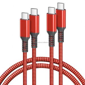 OEM 100W <b>USB</b> <b>C</b> Charging Data Cable for iPhone 17 16 Pro Max 1m 2m 3m Nylon Braided Fast Charging Cable <b>TYPE</b> E <b>C</b> PD Charger Cable - Product Image 2