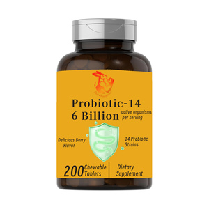 Comprimés de probiotiques à marque privée OEM pour une digestion saine, amélioration du système immunitaire, mélange de probiotiques, complément alimentaire en comprimés - Product Image 1