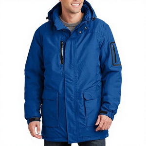 Veste d'hiver pour homme, coupe-vent, imperméable, respirante, séchage rapide, en toile 100% polyester, personnalisable, pour le sport et les activités de plein air. - Product Image 1