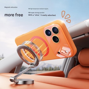 New Liquid Silicone Magnetic Phone Case for iPhone 17 13 14 15 16 Pro Max With AI Camera Touch Button Lens <b>Film</b> Shockproof Cover - Product Image 3