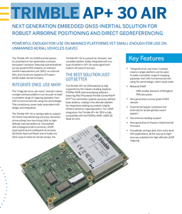 GNSS de haute précision IMU TRIMBLE <span class=keywords><strong>AP</strong></span> + 30 <span class=keywords><strong>AIR</strong></span> - Product Image 2
