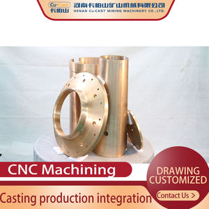 Cojinete de manguito de taladro de bronce no estándar personalizado para trituradoras, procesamiento de fundición autolubricante, minería de minerales - Product Image 6